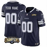Men & Women & Youth Dallas Cowboys Active Player Custom Navy 2023 F.U.S.E. NFC East Champions Patch Football Stitched Jersey,baseball caps,new era cap wholesale,wholesale hats